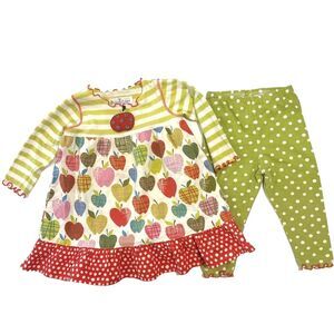 Baxter & Beatrice Apple Print 2 piece set